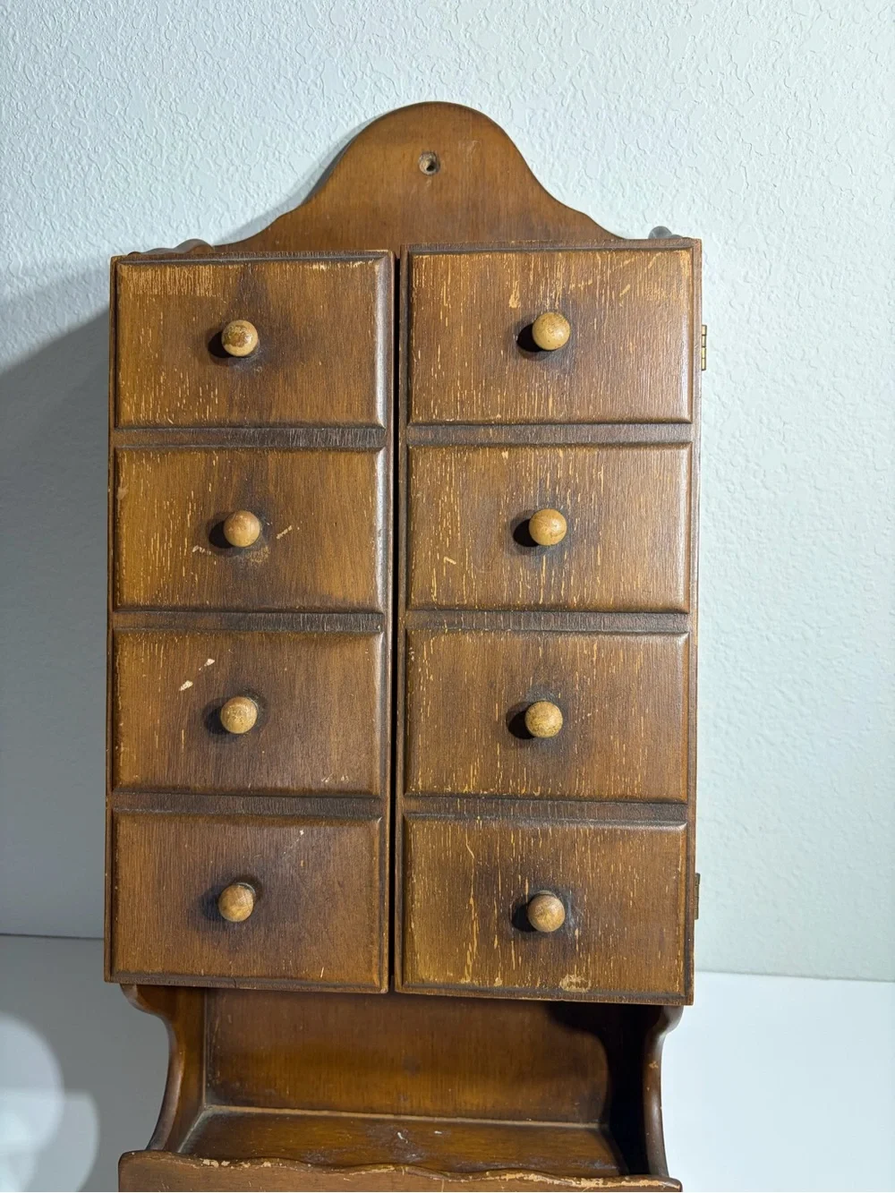 Vintage Cottagecore Shaker Apothecary Spice Wooden Wall Storage